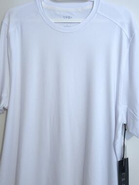 Men’s YPB Performance Crew Neck T-Shirt — White